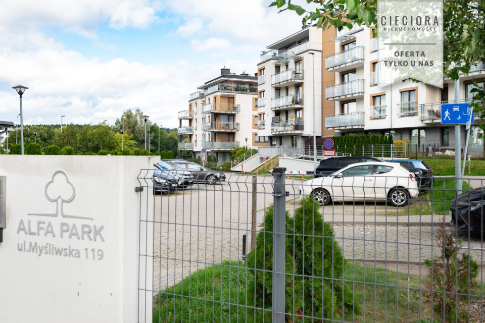 Alfa Park 2 Dwu pokojowe mieszkanie z miejscami parkingowymi na ogrodzonym osiedlu — zdjęcie 17